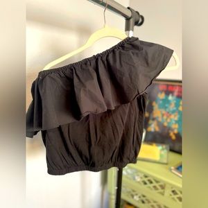 One shoulder blouse
